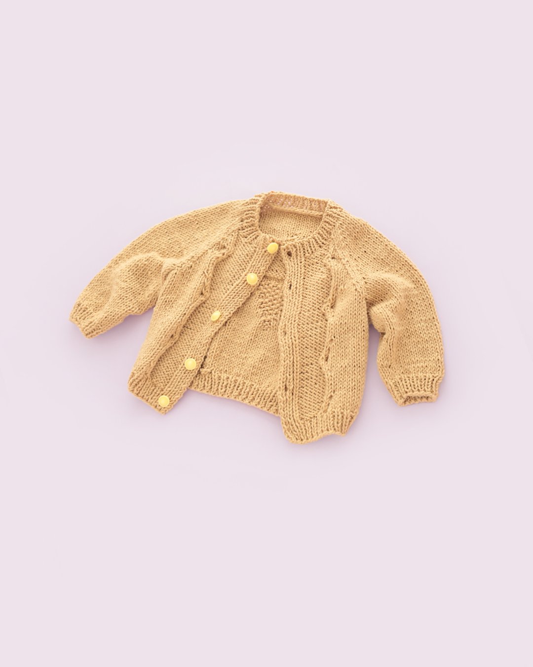 アイスクリームなキッズのカーディガンのキット 100サイズ