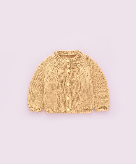 アイスクリームなキッズのカーディガンのキット　100サイズ