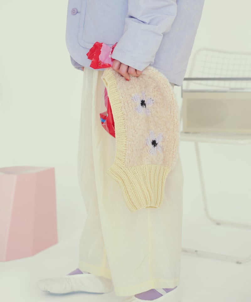 あしたのニット プードルのバラクラバ ［糸セット］ | chocoshoe