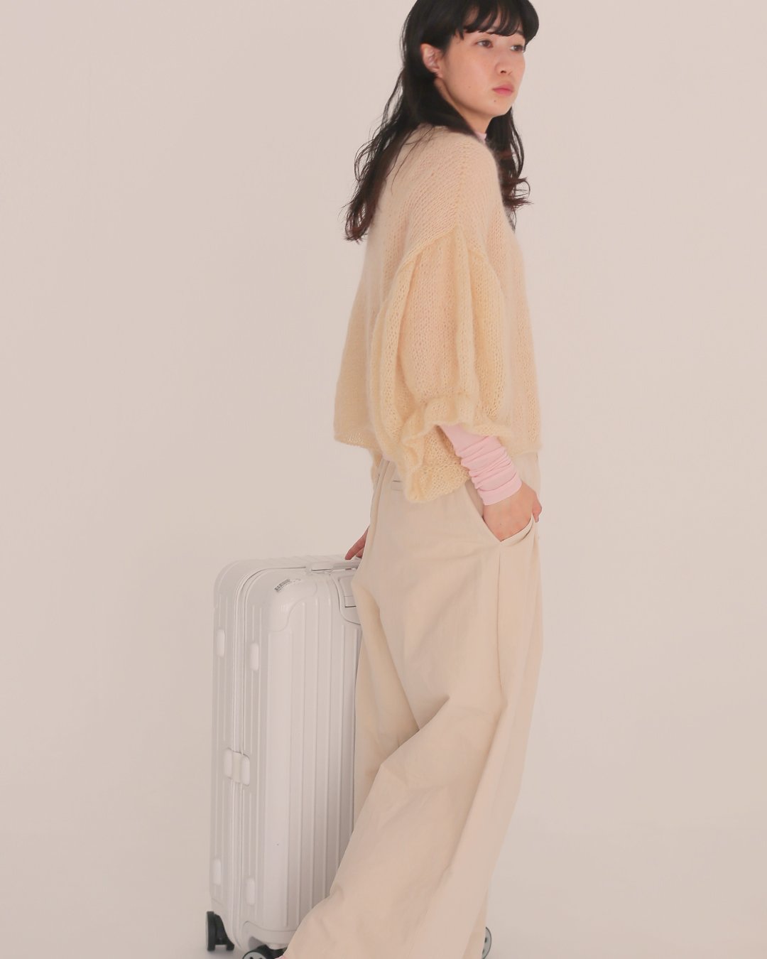 ベルフラワーなモヘアのニットのキット | chocoshoe online store