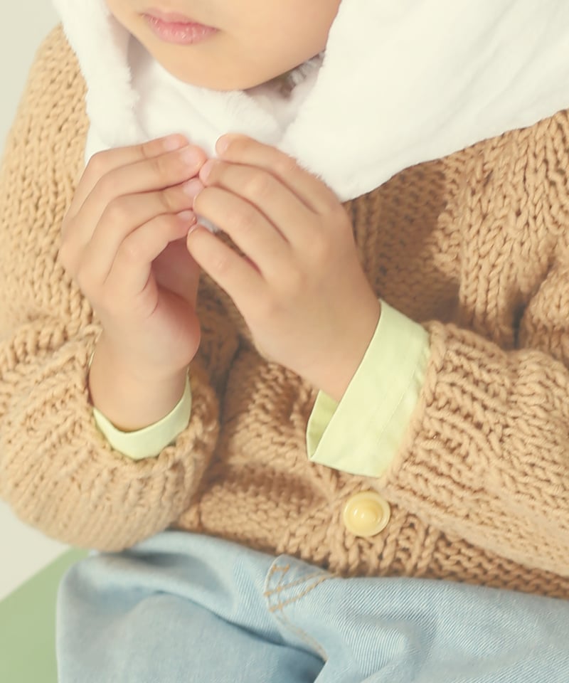 アイスクリームなキッズのカーディガンのキット 100サイズ | chocoshoe