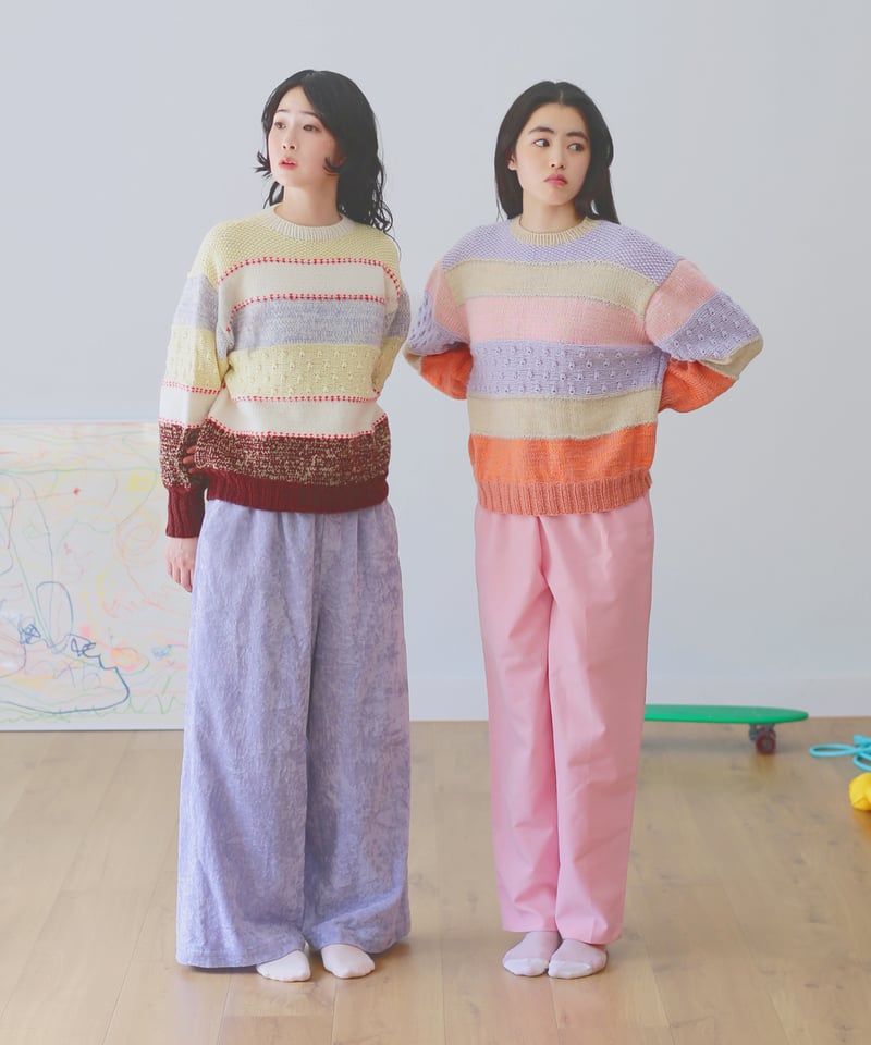 DARUMA PATTERN BOOK 9 カラーワークプルオーバーのキット