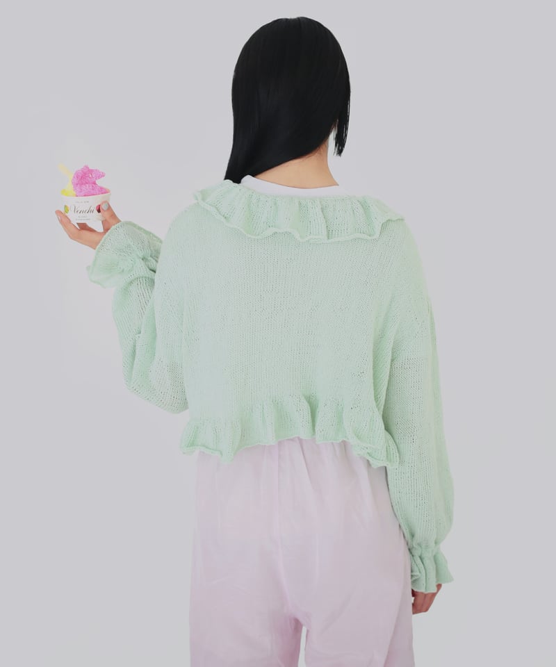 フリルカーディガン［キット］ | chocoshoe online store