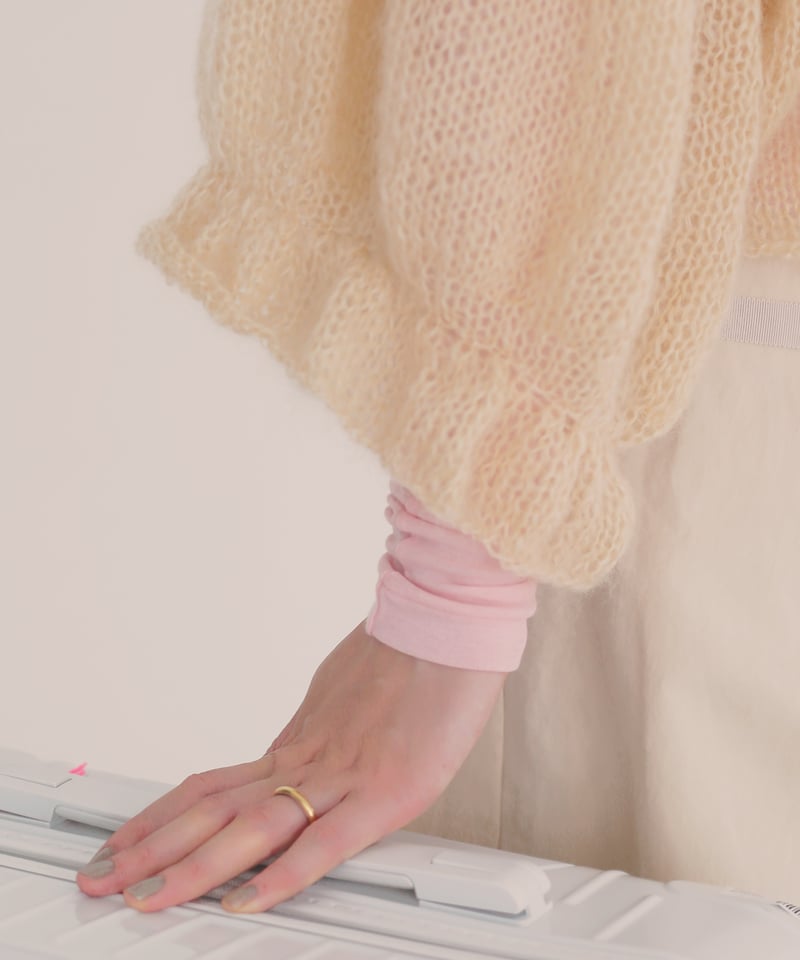 ベルフラワーなモヘアのニットのキット | chocoshoe online store ベルフラワーなモヘアのニットのキット | chocoshoe online store