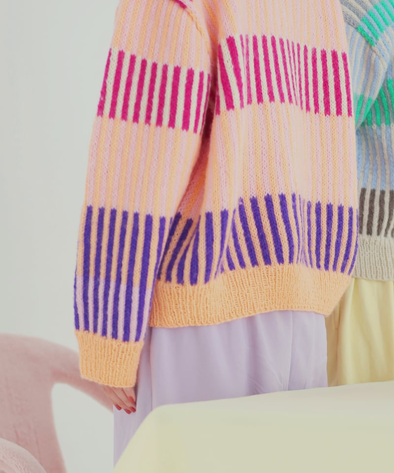 あしたのニット たてじまなセーター［糸セット］ | chocoshoe online store