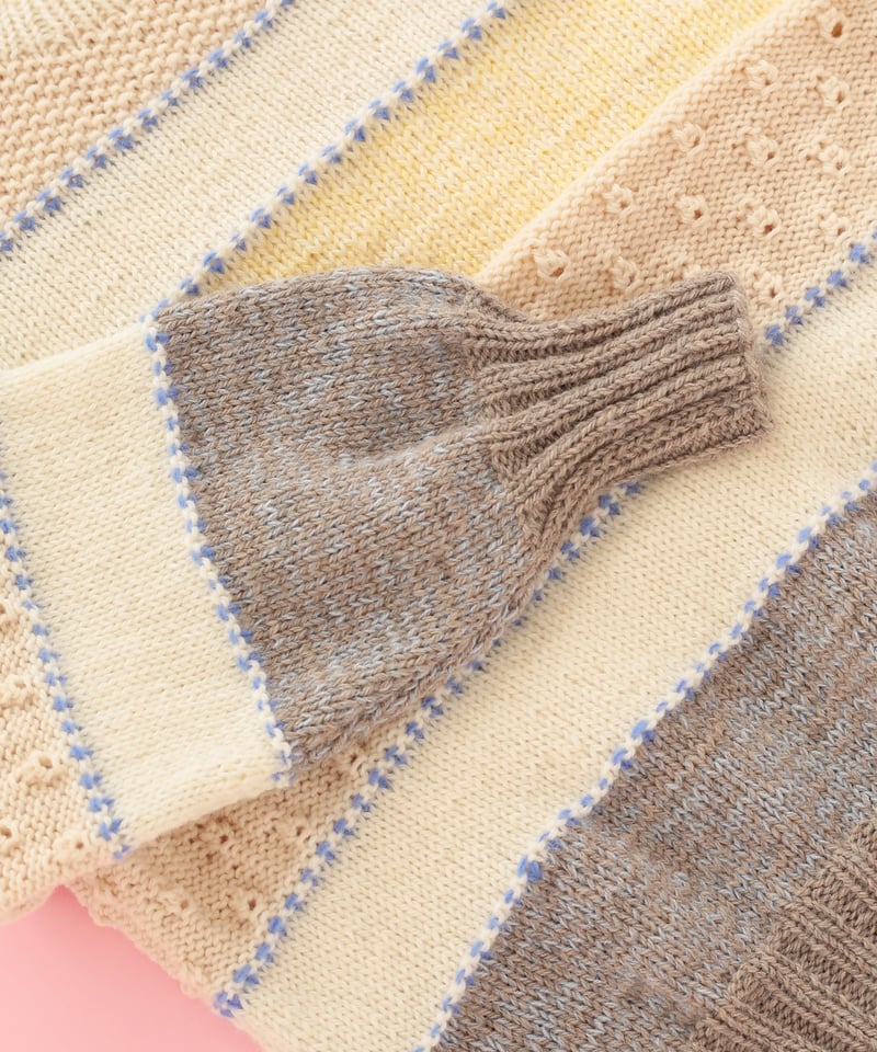 DARUMA PATTERN BOOK 9 カラーワークプルオーバーのキット