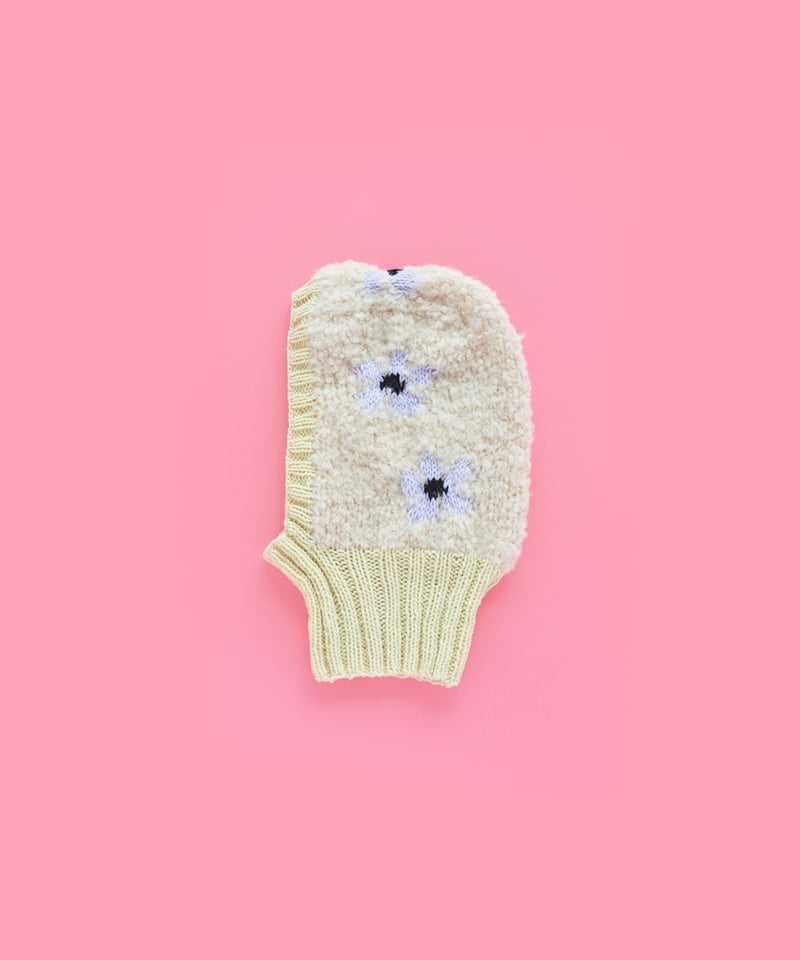 あしたのニット プードルのバラクラバ ［糸セット］ | chocoshoe