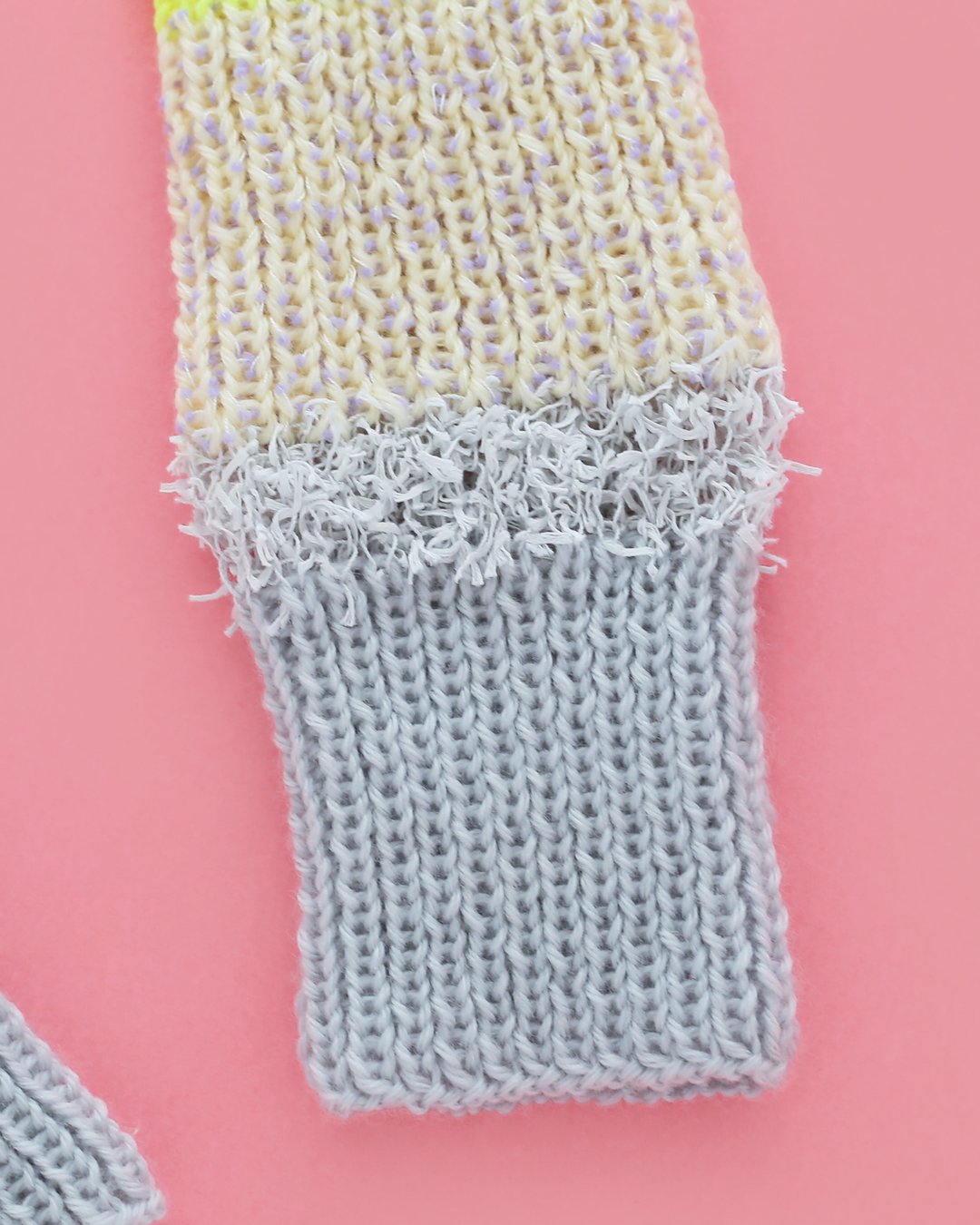 色づかいの編み小物 アームウォーマーの糸セット | chocoshoe online store