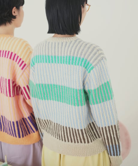 あしたのニット　たてじまなセーター［糸セット］