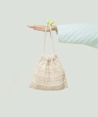 色づかいの編み小物　巾着バッグの糸セット