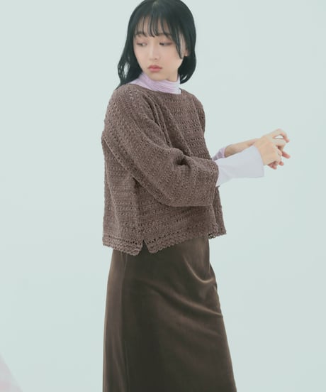 モールヤーンのプルオーバーのキット