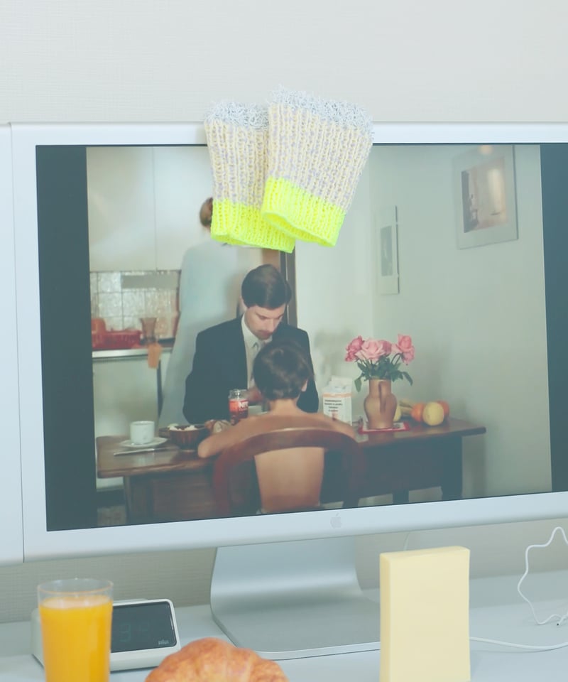 色づかいの編み小物 アームウォーマーの糸セット | chocoshoe online store