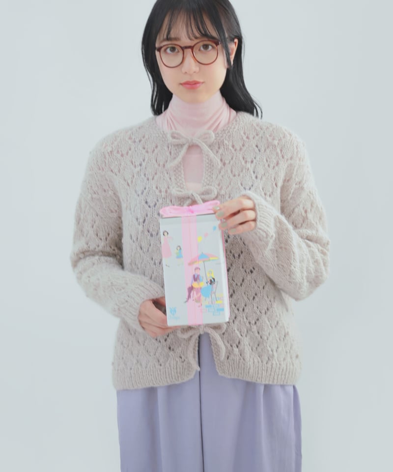 ボウノットカーディガンのキット | chocoshoe online store