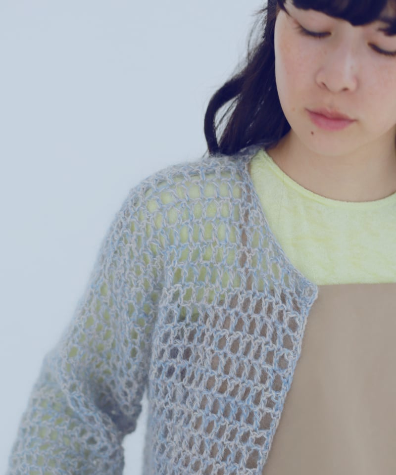 HYS チェッカーパターン カーディガン RATS - CHECKER CARDIGAN / チェッカー カーディガン / 25'RN-1108