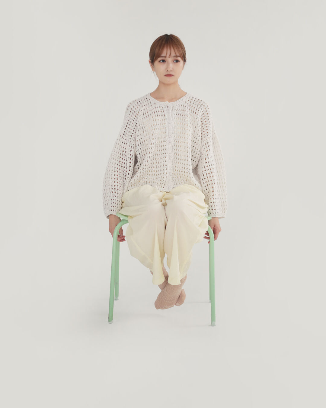 2wayなメッシュカーディガンのキット | chocoshoe online store 2wayなメッシュカーディガンのキット | chocoshoe online store