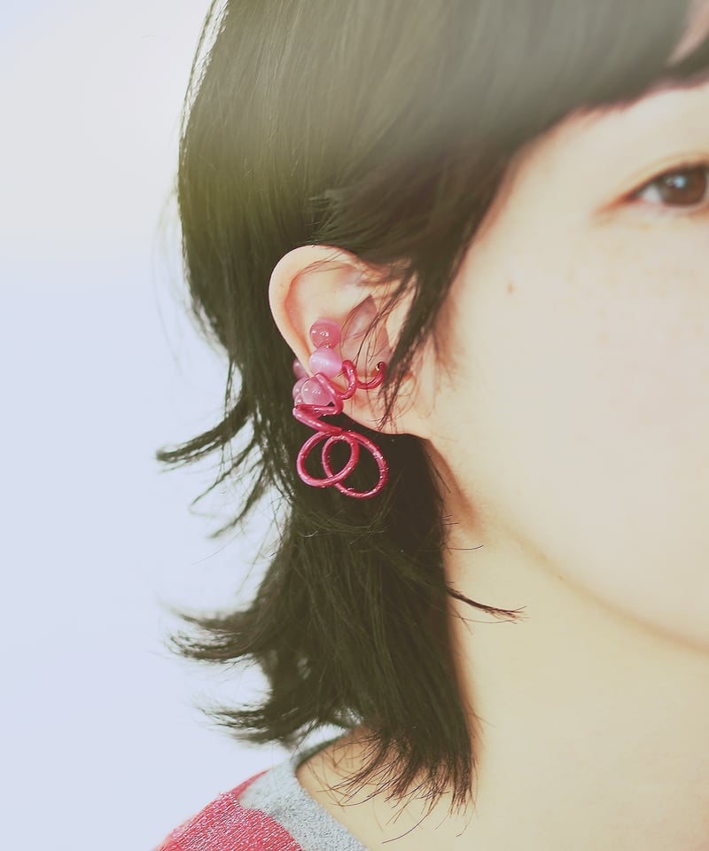 nemunemu tube ear cuff | chocoshoe online store