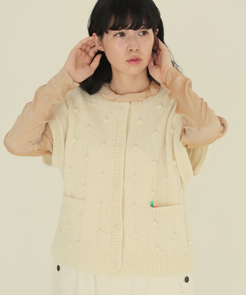 フラッフィーなベストのキット | chocoshoe online store