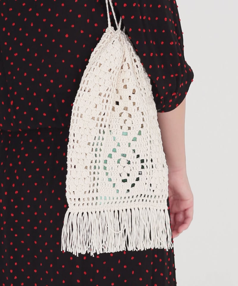 フォークロアな巾着ポーチのキット | chocoshoe online store