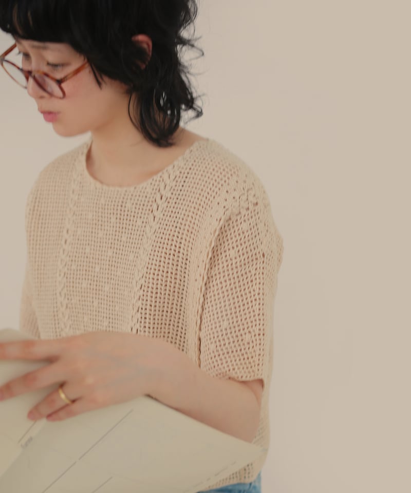 ポルカドットなニットのキット | chocoshoe online store