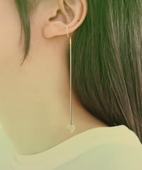 nemunemu rie heart ear cuff