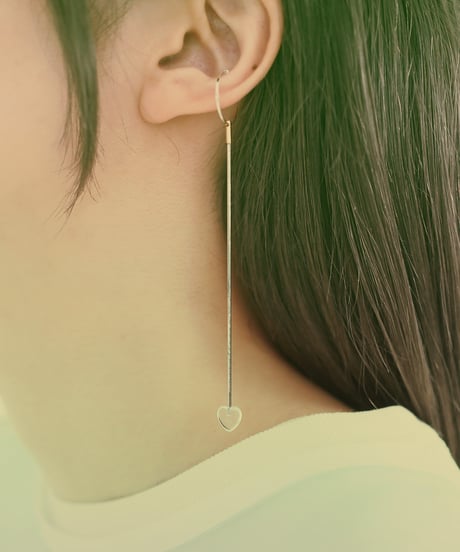 nemunemu rie heart ear cuff