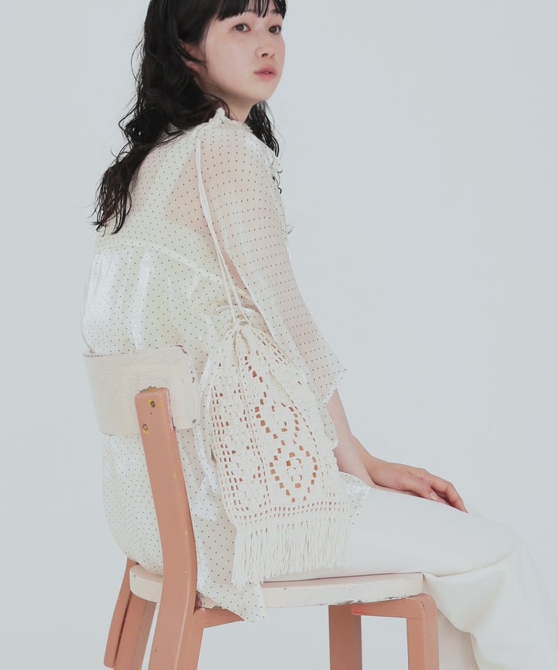 フォークロアな巾着ポーチのキット | chocoshoe online store