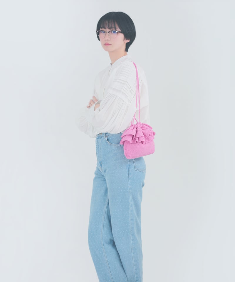 さおり様オーダー　フリルキルトバッグ　アロナ さおり様オーダー フリルキルトバッグ アロナ さおり様オーダー