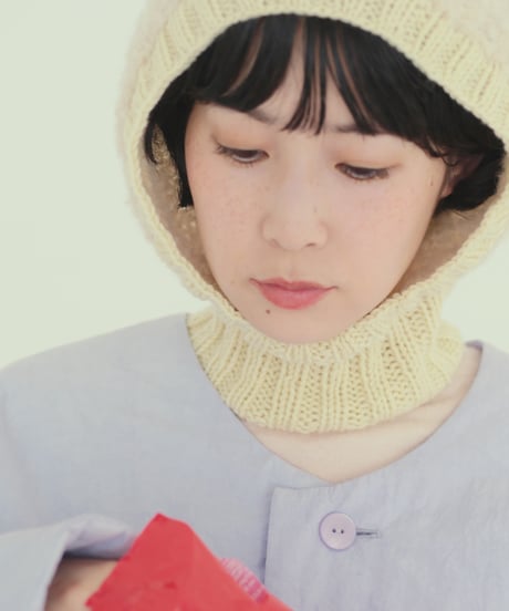 あしたのニット　プードルのバラクラバ　［糸セット］