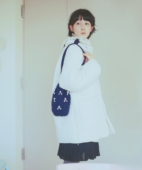 あしたのニット　リトルフラワーバッグ［糸セット］