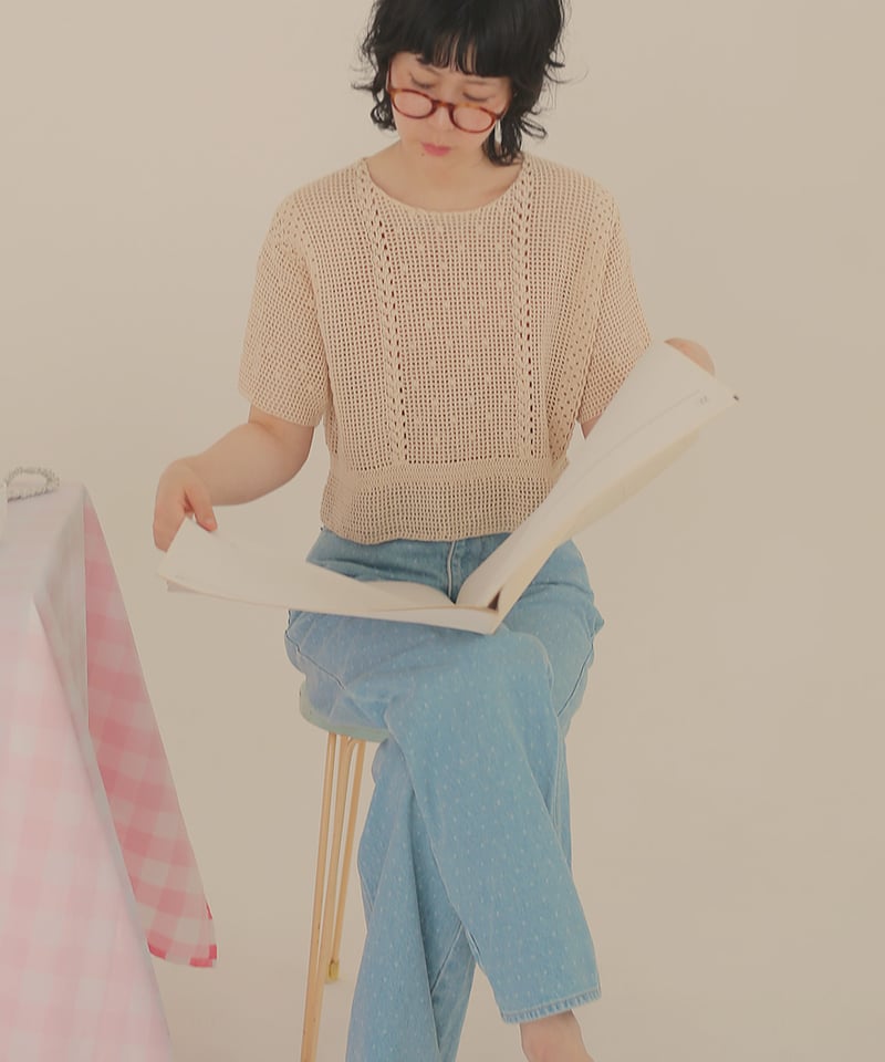ポルカドットなニットのキット | chocoshoe online store ポルカドットなニットのキット | chocoshoe online store