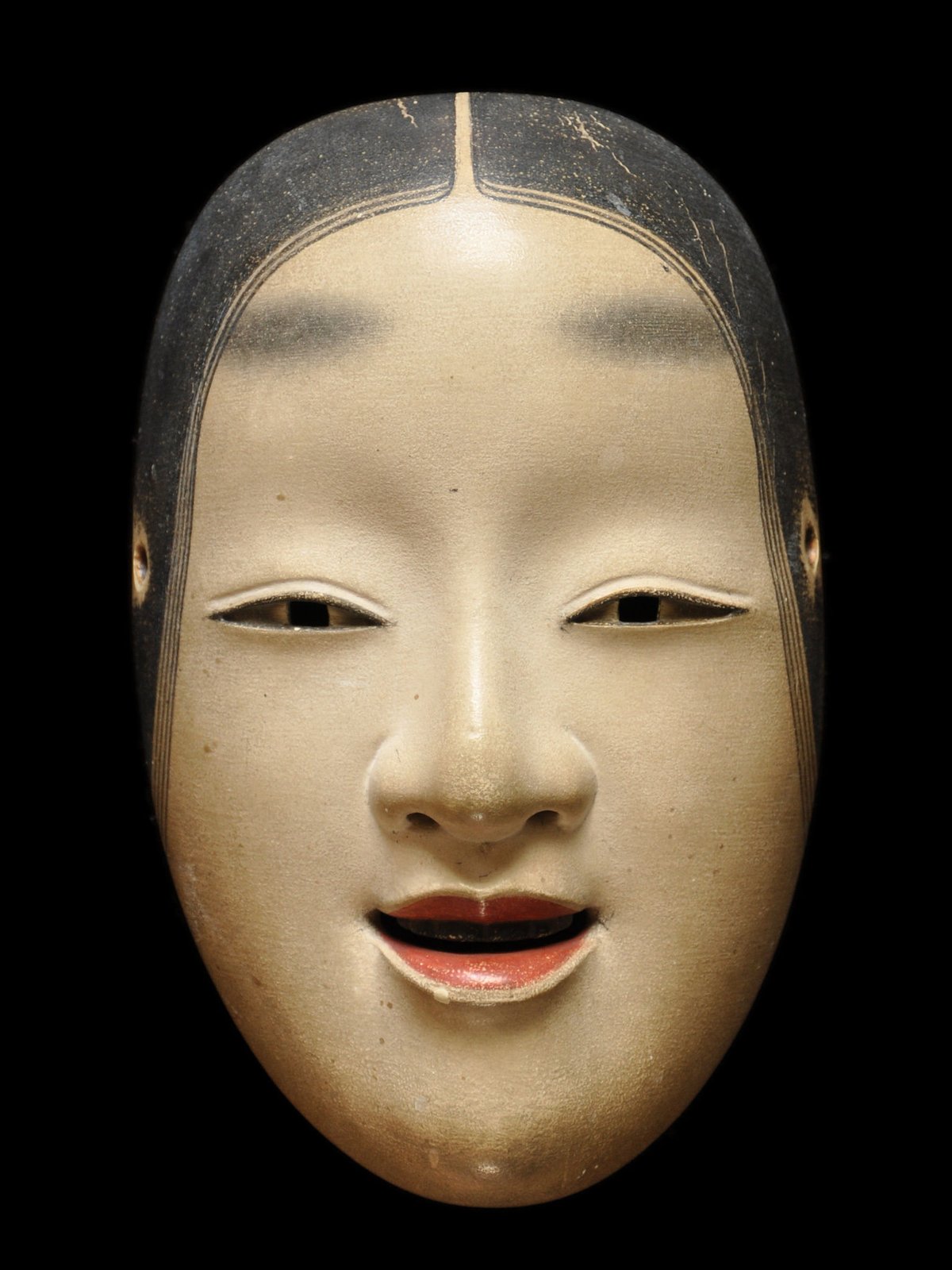 能面 孫次郎(まごじろう) 能面「孫次郎（まごじろう）」高津紘一 | 玉川大学教育博物館 館