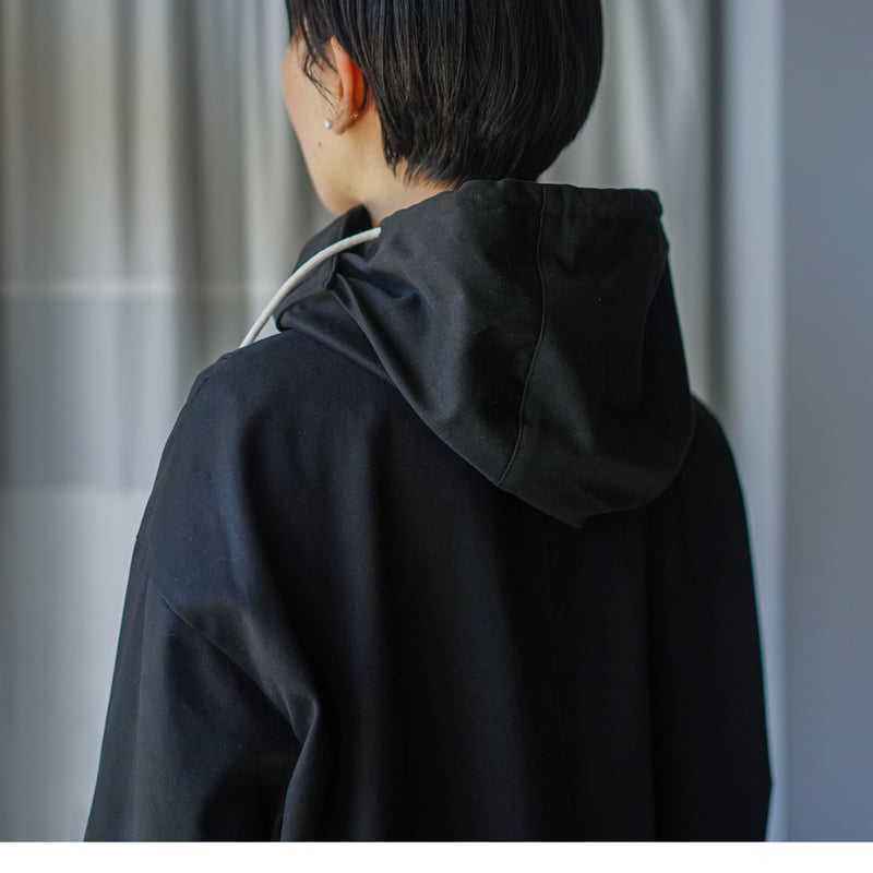 MARU TO / Hoodie Work Coat (2022AW) / BLACK | c...