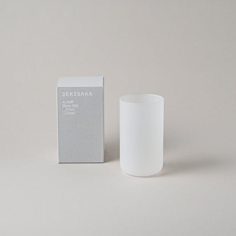 SEKISAKA / ALTER GLASS 360 [Frost] | cont _ she