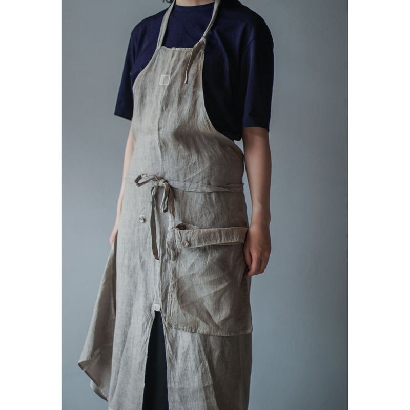 MARU TO / Packable Apron / logwood / cont別注 | c