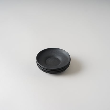 南景製陶園 / 茶托 / 墨黒