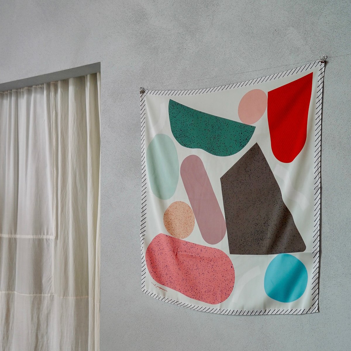 pink pepper / scarf / Jewel | cont _ sheepstore