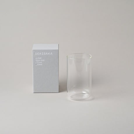 SEKISAKA / ALTER GLASS 360[Clear]