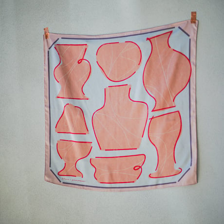 pink pepper / scarf［燭台展限定］
