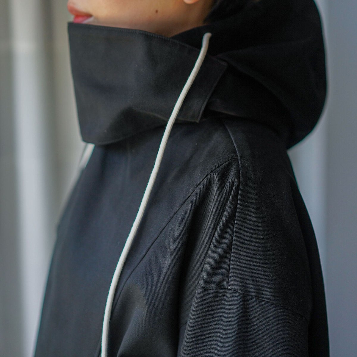 MARU TO / Hoodie Work Coat (2022AW) / BLACK | c...