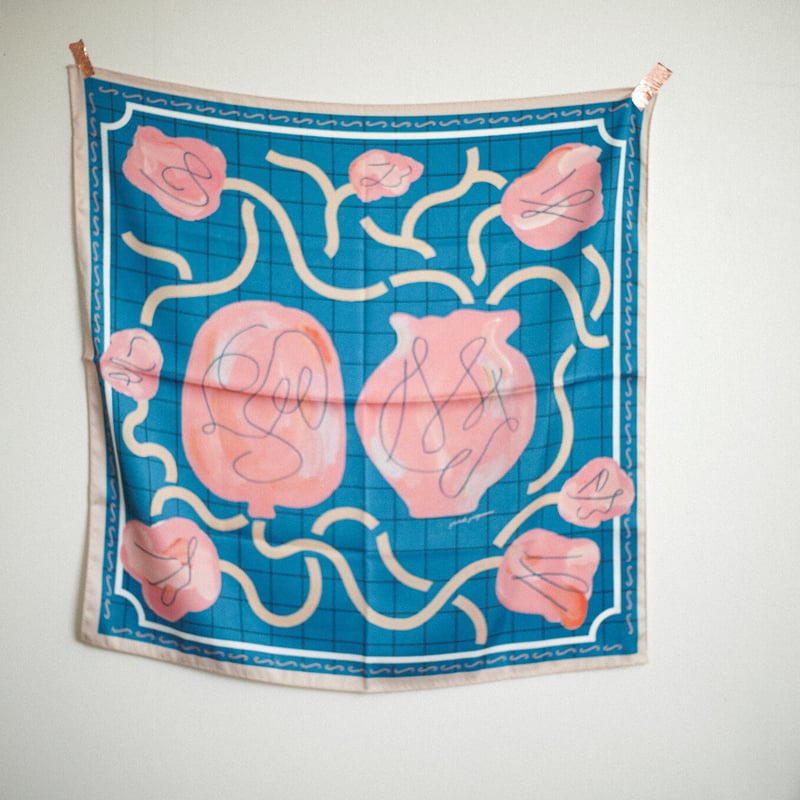 pink pepper / scarf / step | cont _ sheepstore