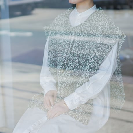 MARU TO / Handknit Cable Vest (2022AW) / MIX