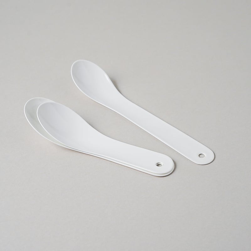 SARO / 琺瑯レンゲ / WHITE | cont _ sheepstore