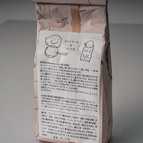 フード オーケストラ / 煎り玄米粉と国産米粉のホットケーキミックス / 200g