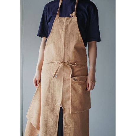 MARU TO / Packable Apron / cacao husk