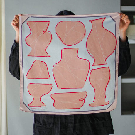pink pepper / scarf［燭台展限定］