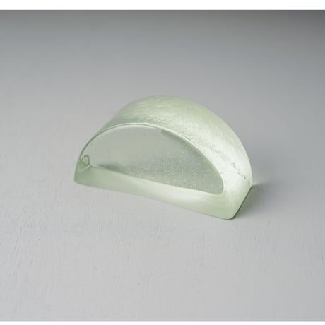 wa/ter / HAMON 140φ Bookend / light yellow green