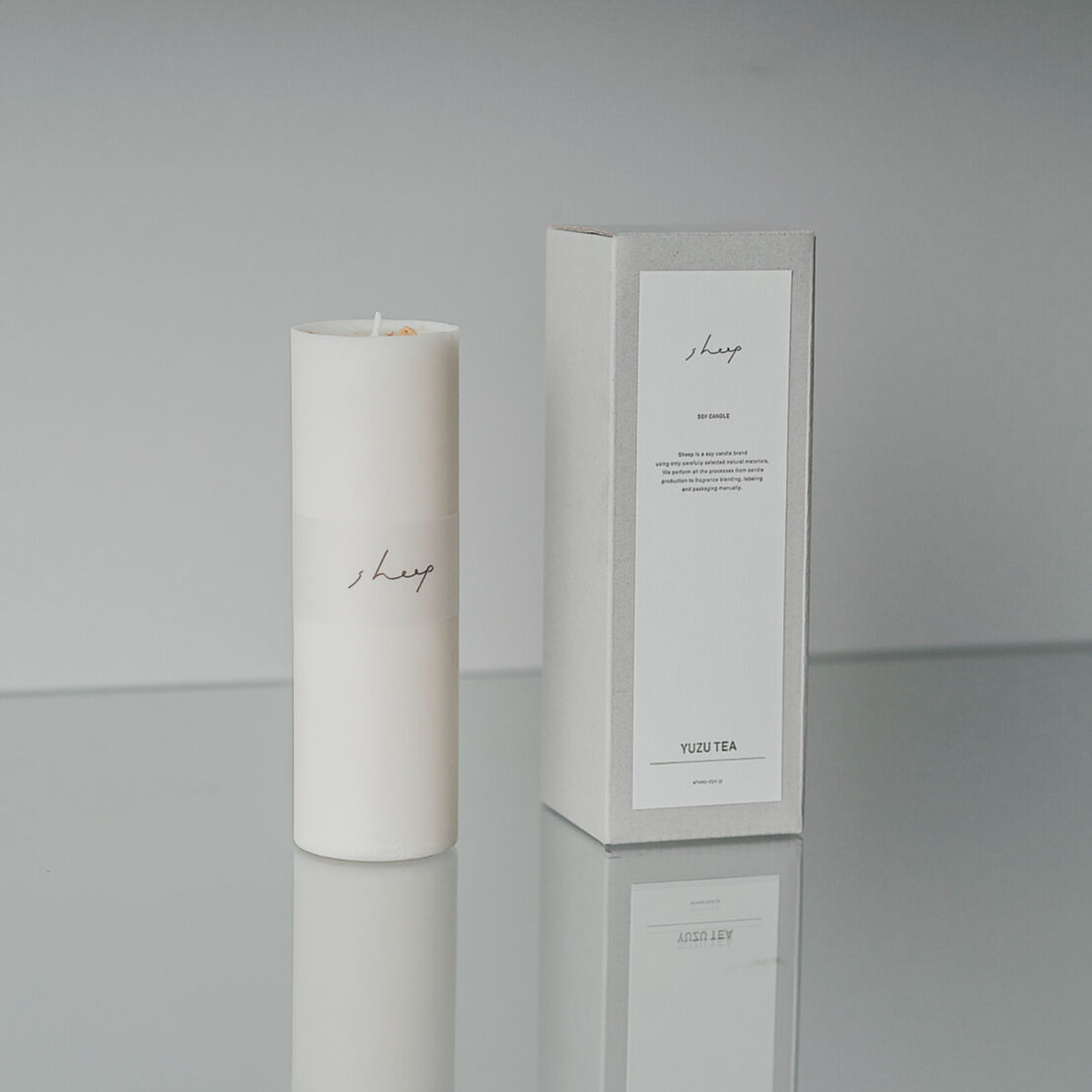 【希少】CEEZE キャンドル陶器 sheep/SOYCANDLE/YUZU TEA | cont _ sheepstore