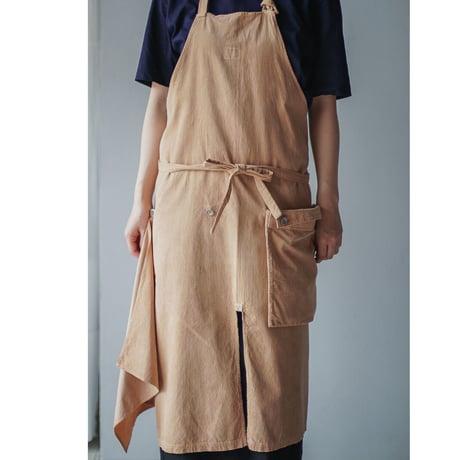 MARU TO / Packable Apron / cacao husk