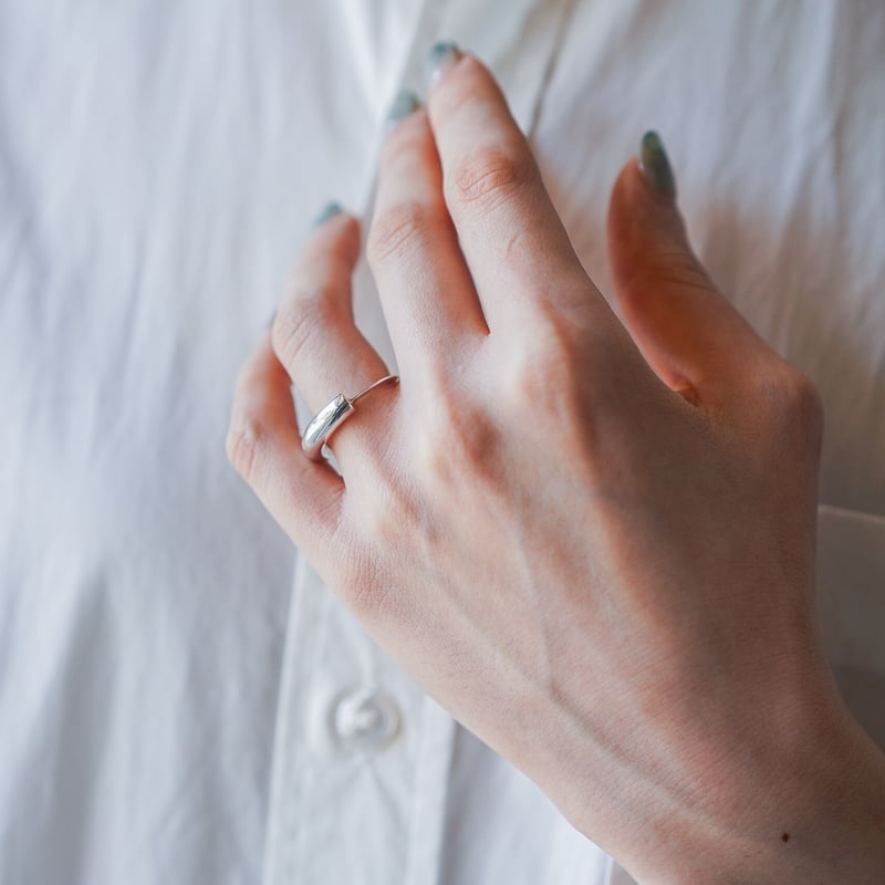 SO/OBJECTS ソーオブジェクツ2face ring シルバーオブジェ