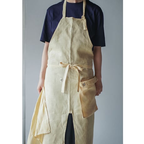MARU TO / Packable Apron / peanuts